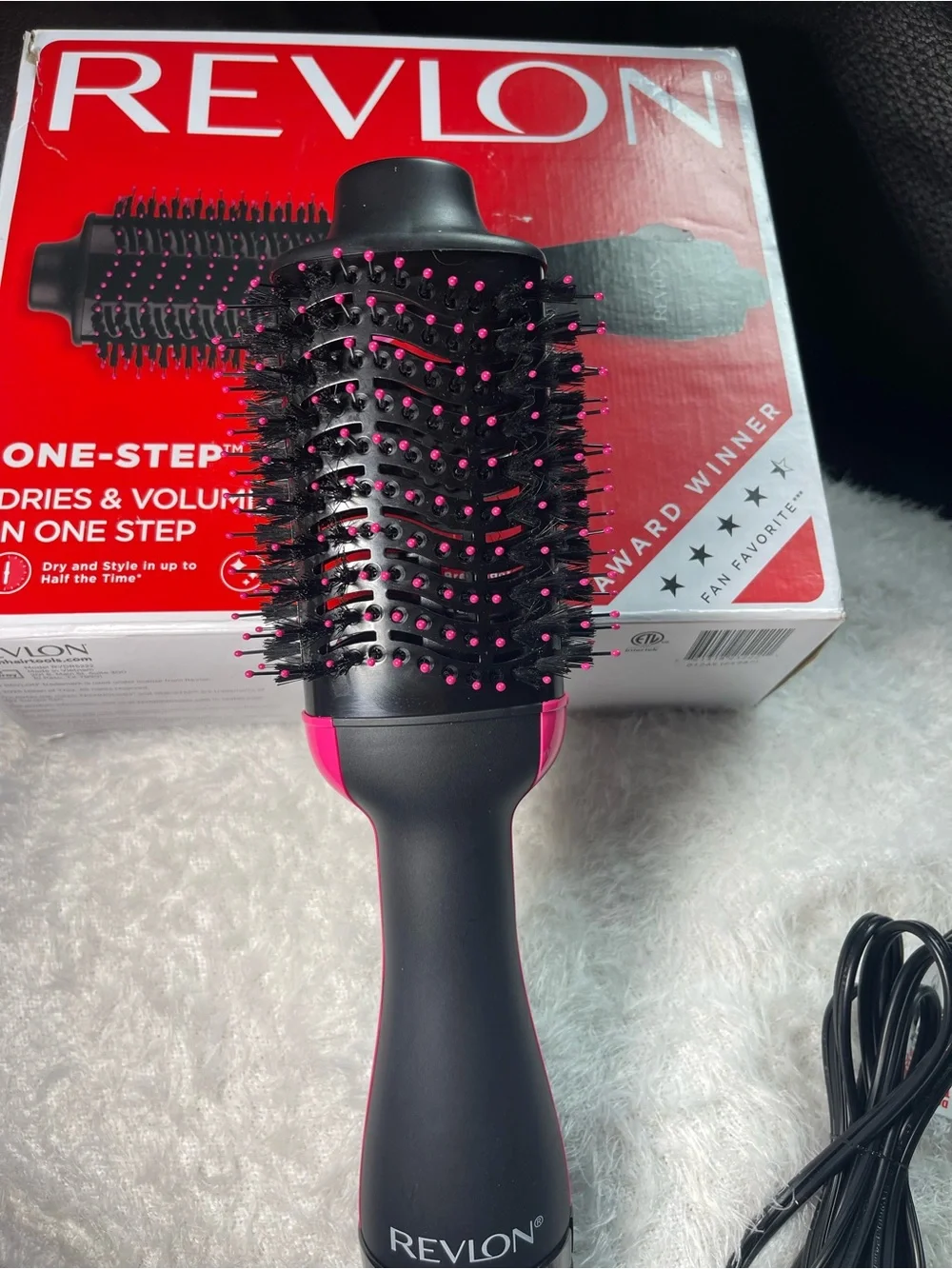 Revlon One-Step Hair Dryer & Volumizer - Black and Pink